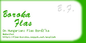 boroka flas business card
